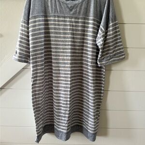 Women’s Cuddledud striped lounge shirt